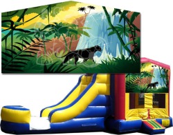Jungle Paradise Bounce Slide Combo (Wet or Dry)