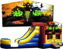 Halloween Bounce Slide Combo Orange