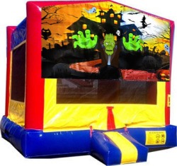 (C) Halloween Bounce House Orange