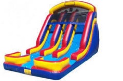 18ft Blue Angels Dual Dry Slide - UT