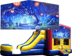 Halloween Bounce Slide Combo Blue