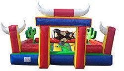 (B) Mechanical Bull Blue Angels Jet