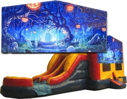 (C) Halloween 2 Lane Combo Blue